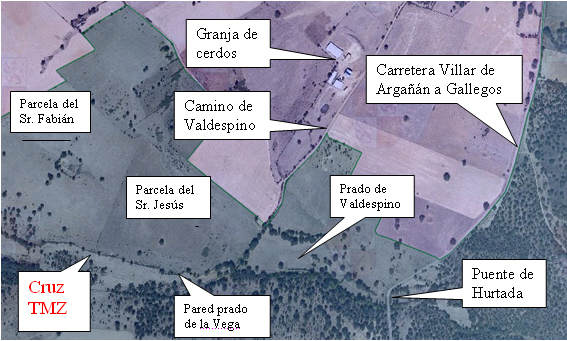 Villar de Argañán: Plano Cruz TMZ