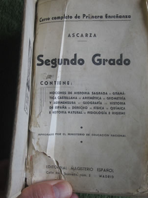 Enciclopedia de 2º grado. Ascarza. Usada en los años 40