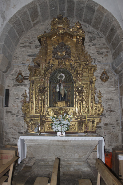 Iglesia Alameda Gardón Retablo de la Virgen del Carmen