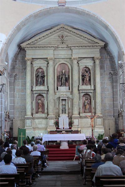 Villar de Ciervo. Iglesia: Retablo Mayor